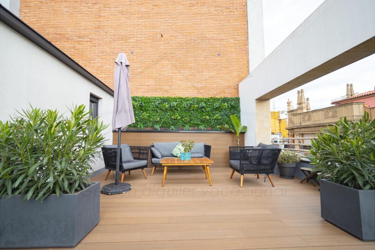 Palomar De Corrida Atico Con Terraza By Silastur Gijon Bagian luar foto