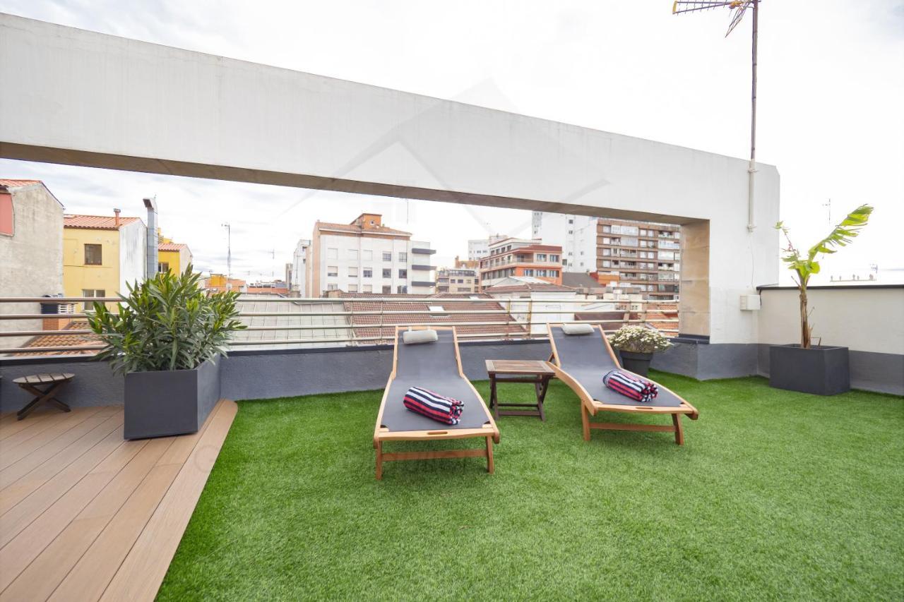 Palomar De Corrida Atico Con Terraza By Silastur Gijon Bagian luar foto